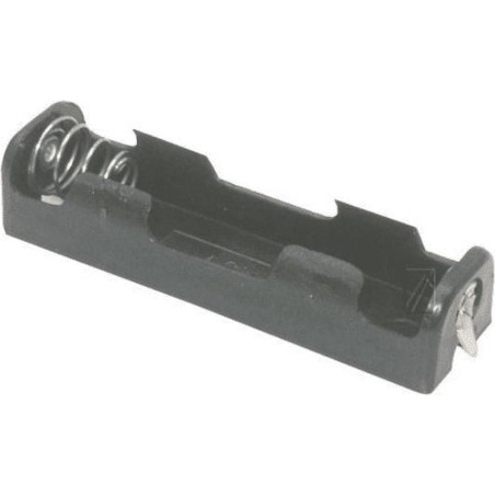 "Premium 1x AA Battery Holder with Solder Tail (U) - Durable Black Design - Perfect for Reliable Connections - Model 40408491148